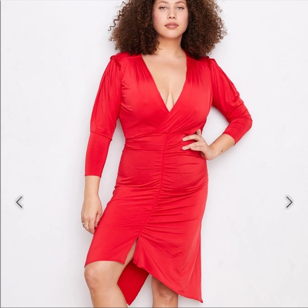 We Are Hah reversible In A Ruche dress